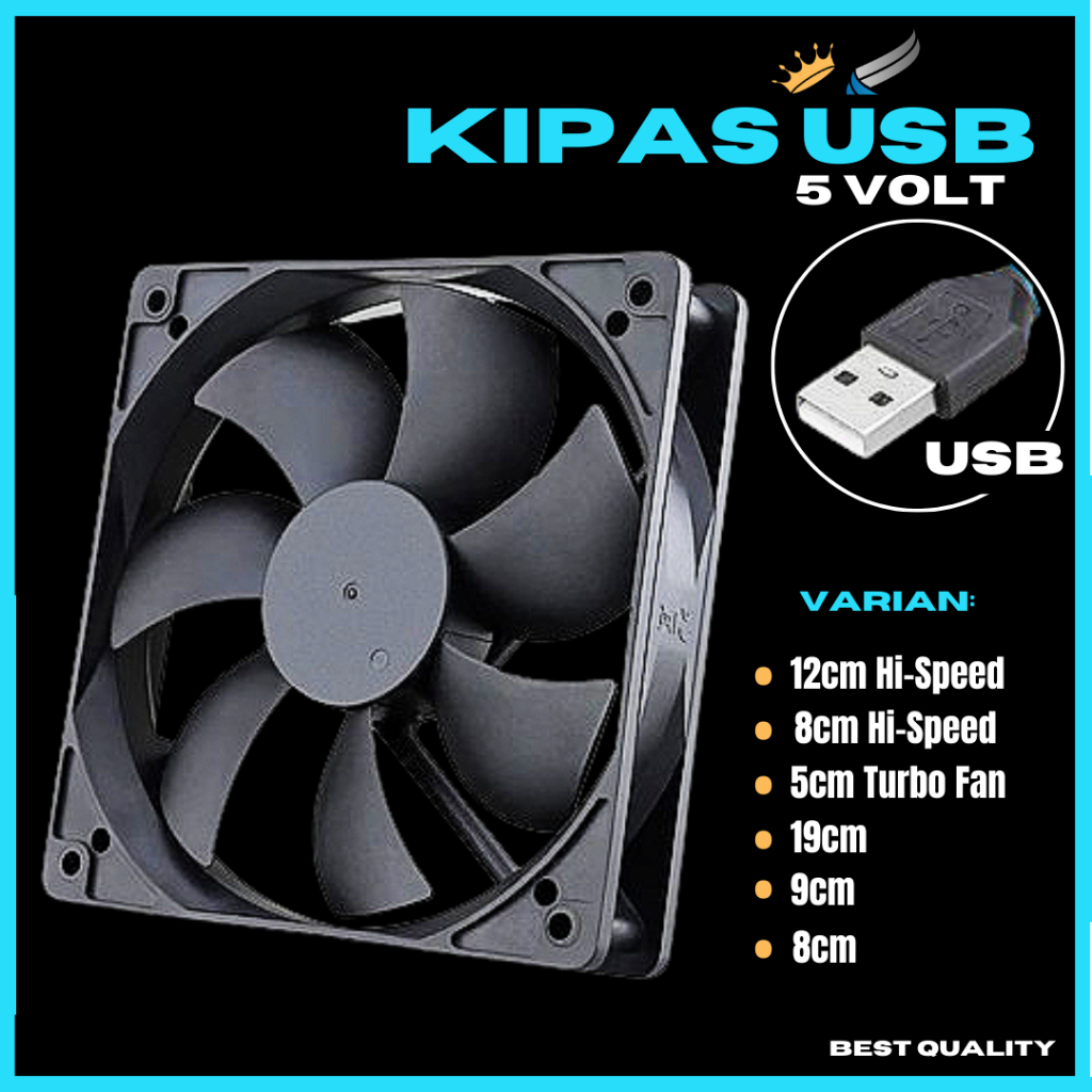 Jual Cooling Fan USB Kipas Pendingin TV Box Wifi Router AQUASCAPE ...
