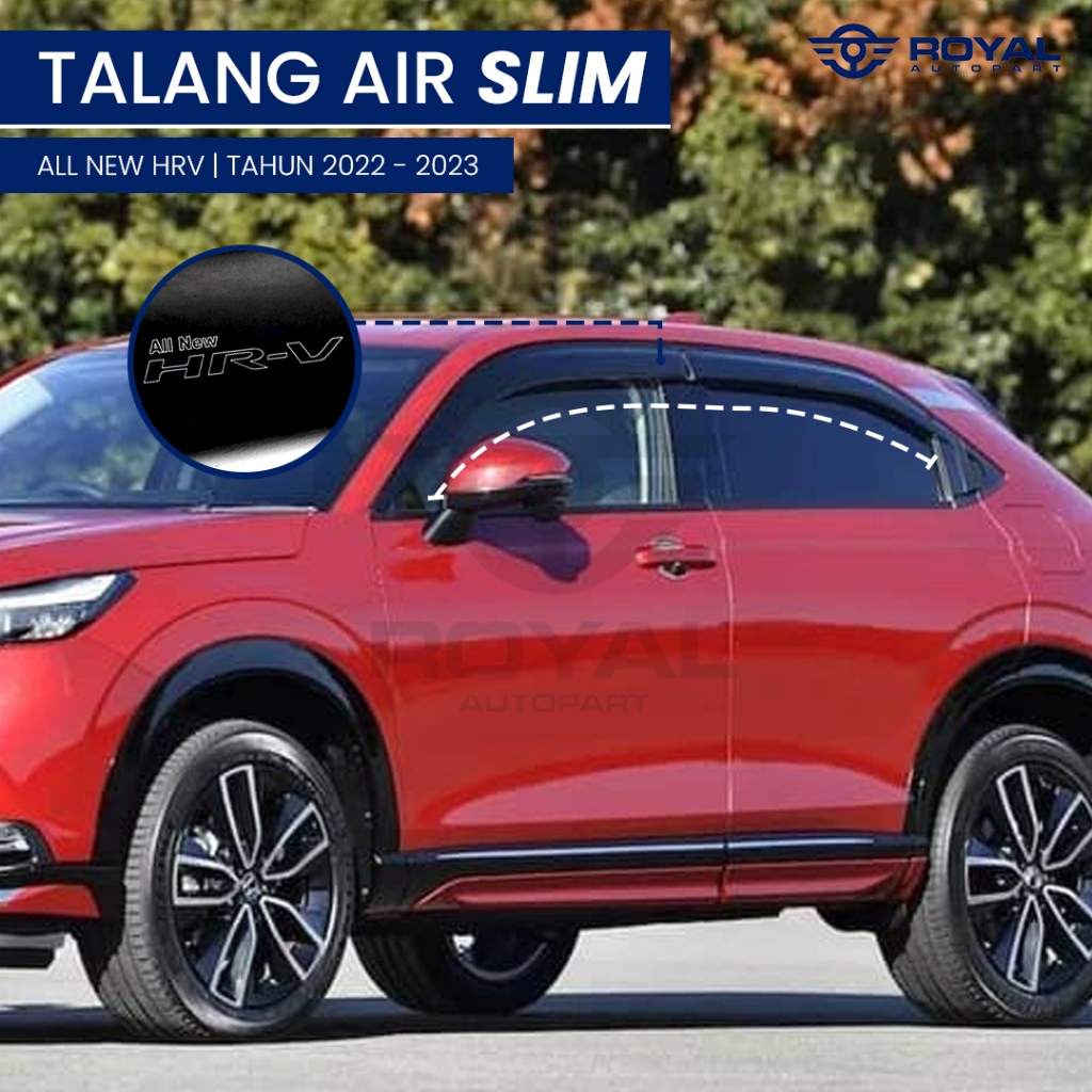 Jual Talang Air Pintu Mobil Honda All New Hr V Model Slim Pintu Shopee Indonesia