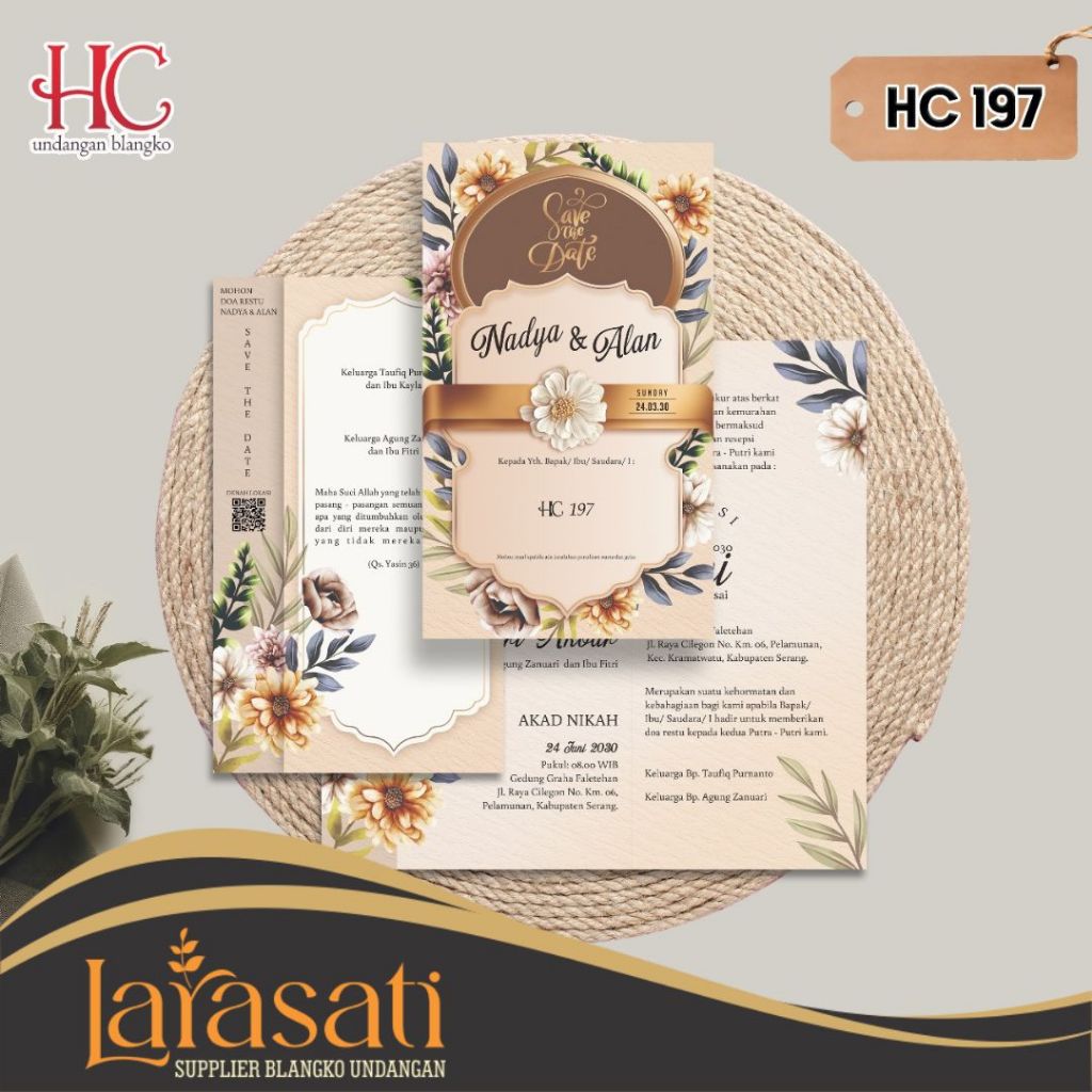 Jual BLANGKO UNDANGAN HC 197 - HARGA MURAH TAMPILAN MEWAH FREE KATALOG ...