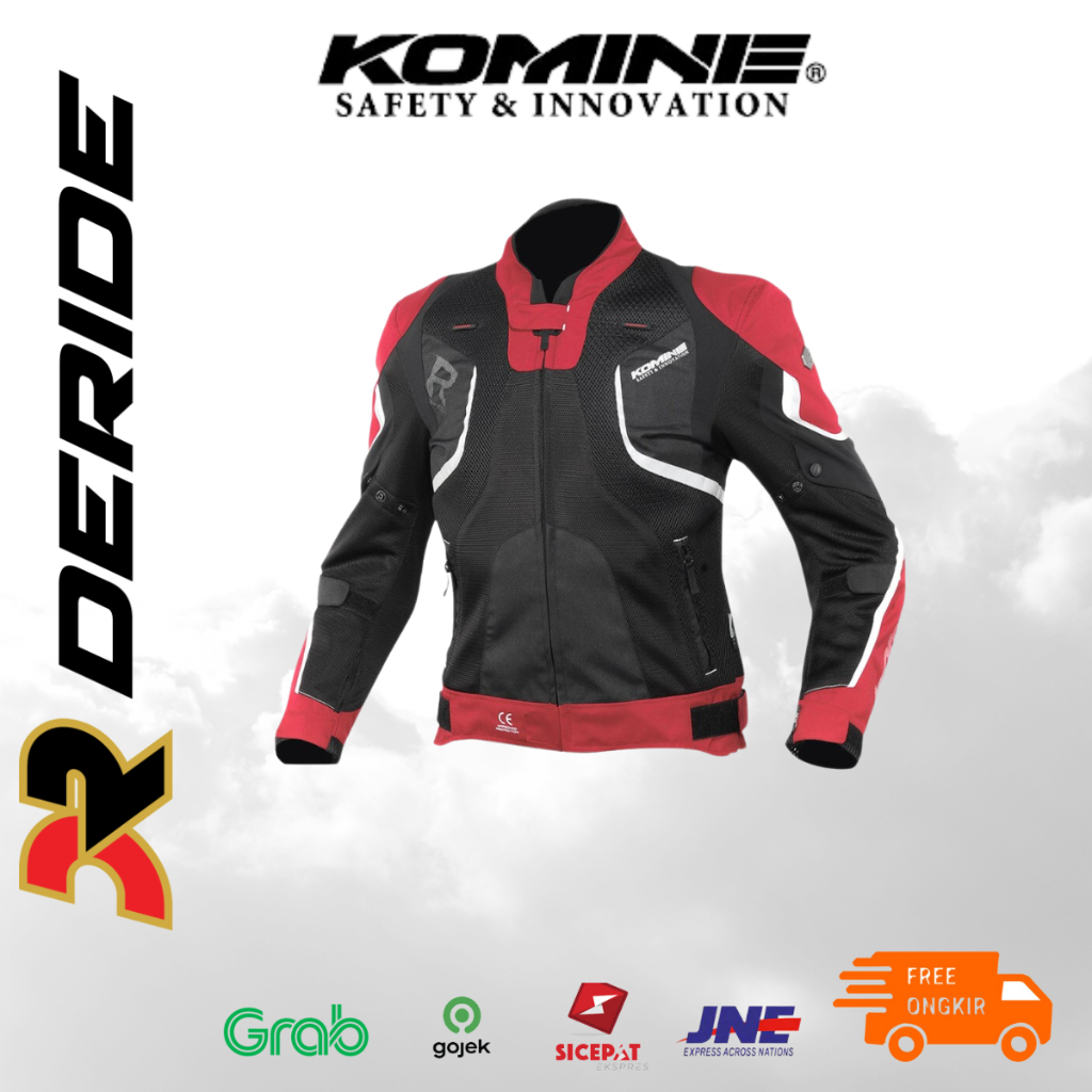 Jual Jaket Riding Komine JK-143 R-SPEC Mesh JKT Jaket Motor