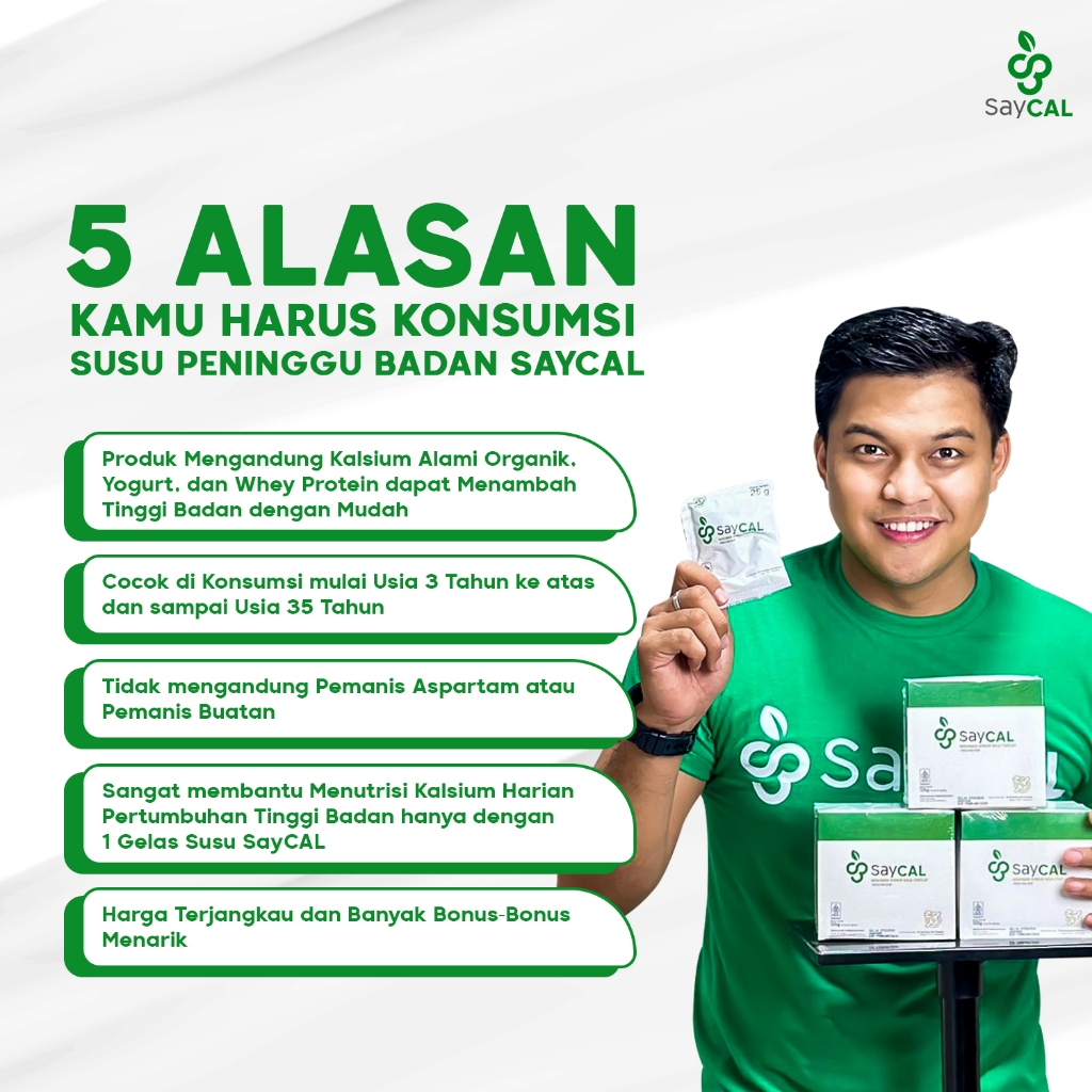 Jual Susu Tinggi Badan SayCAL - Paket PREMIUM-VIP [70 HARI - 14 BOX ...