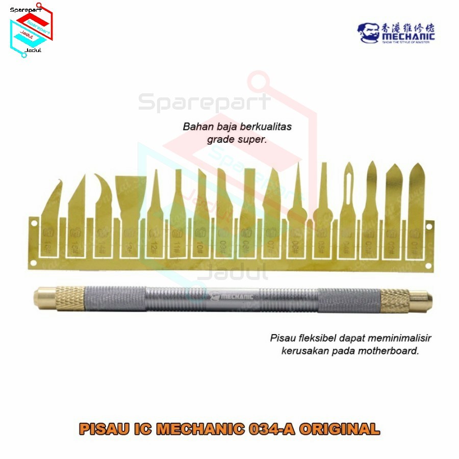 Jual Pisau IC Pen Cutter MECHANIC 034A 17 IN 1 ORIGINAL Shopee Indonesia