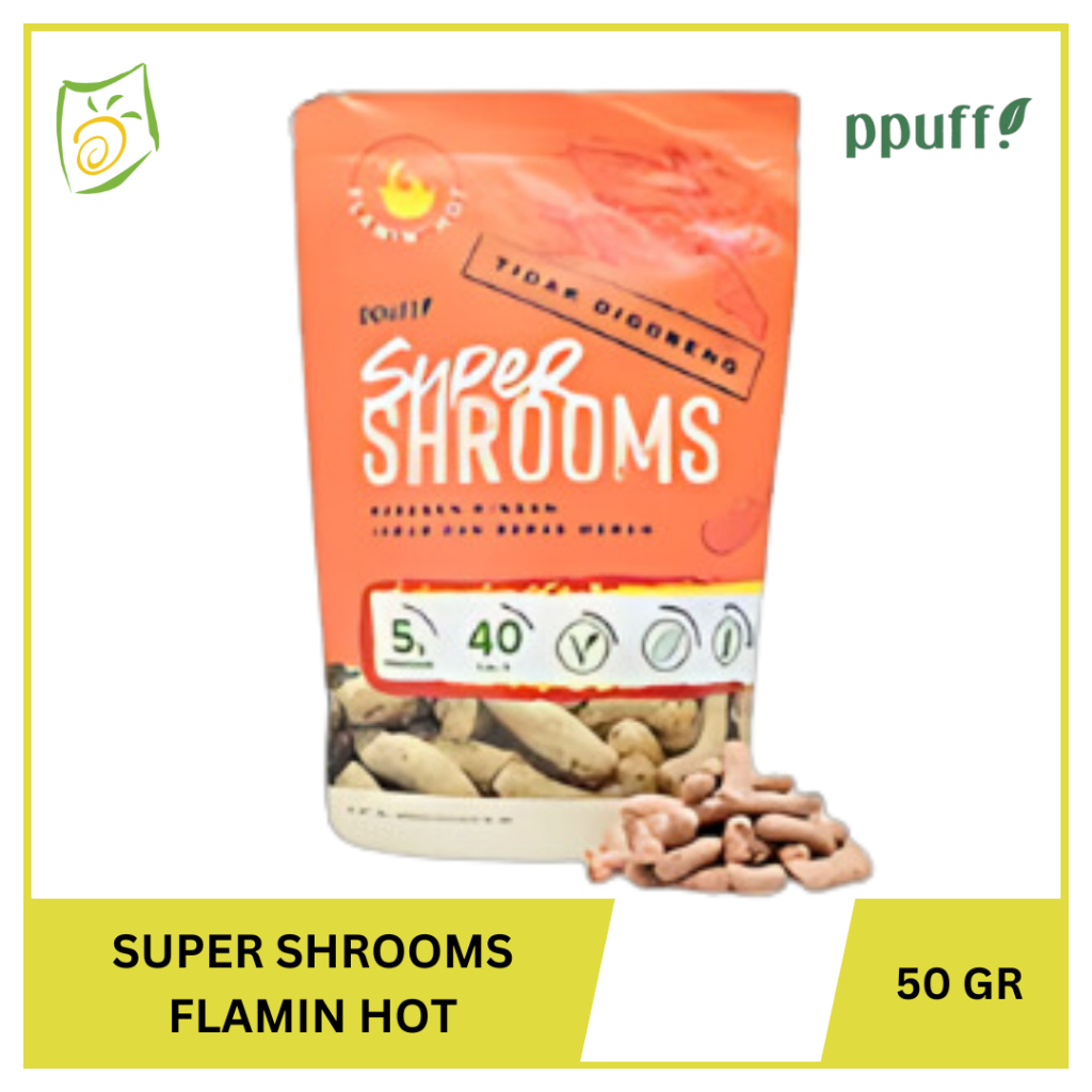 Jual Super Shrooms Flamin Hot 50 Gr | Shopee Indonesia