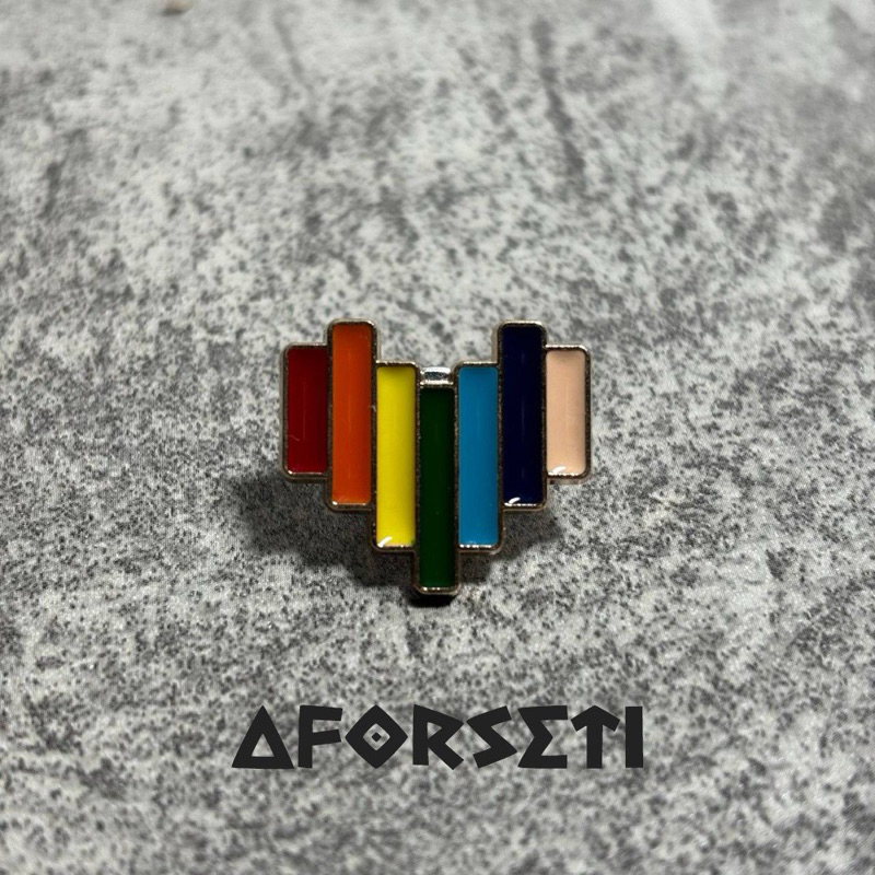 Jual PIN ENAMEL “RAINBOW LOVE” BROS PIN / BROOCH / PIN COUPLE / PIN ...