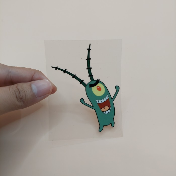 Jual Stiker Plankton sticker Plankton Bercak lucu uv dtf | Shopee Indonesia