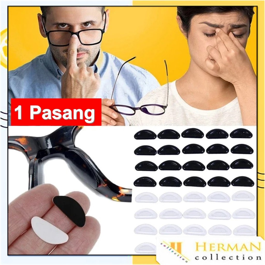Jual HC 1 Pasang Stiker Kacamata Penyangga Hidung Pencegah Turun - Non ...