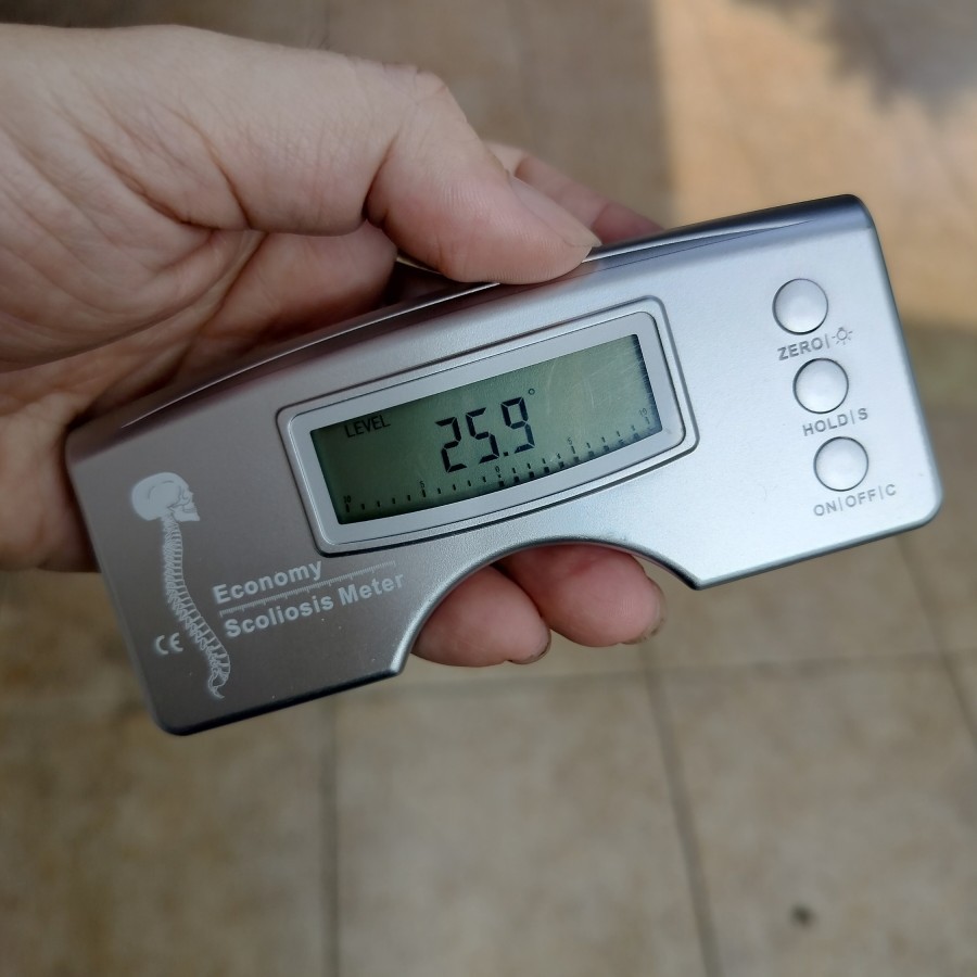 Jual scoliometer digital scoliosis meter silver | Shopee Indonesia