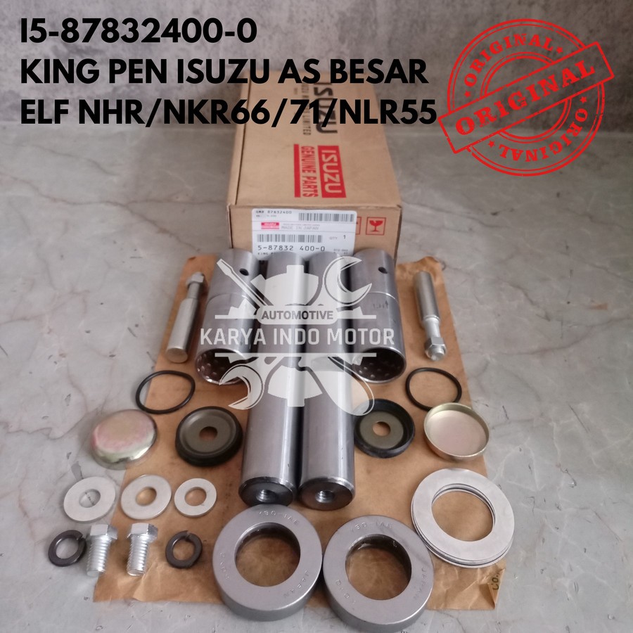 Jual SPARE PART KING PEN KING PIN KIT SET ISUZU ELF NKR NLR 55 NKR 71 ...