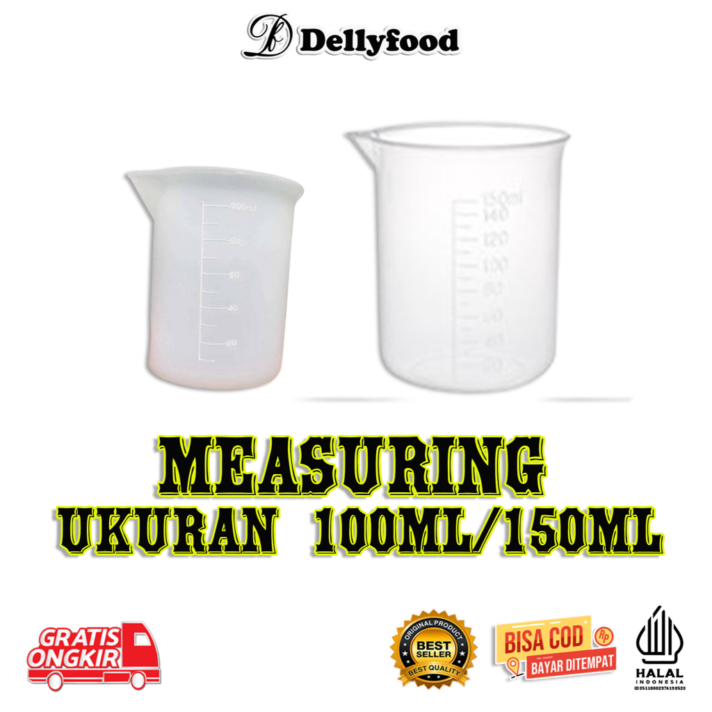 Jual Measuring Cup / Gelas Takar Ukuran 150ml dan 100ml | Shopee Indonesia