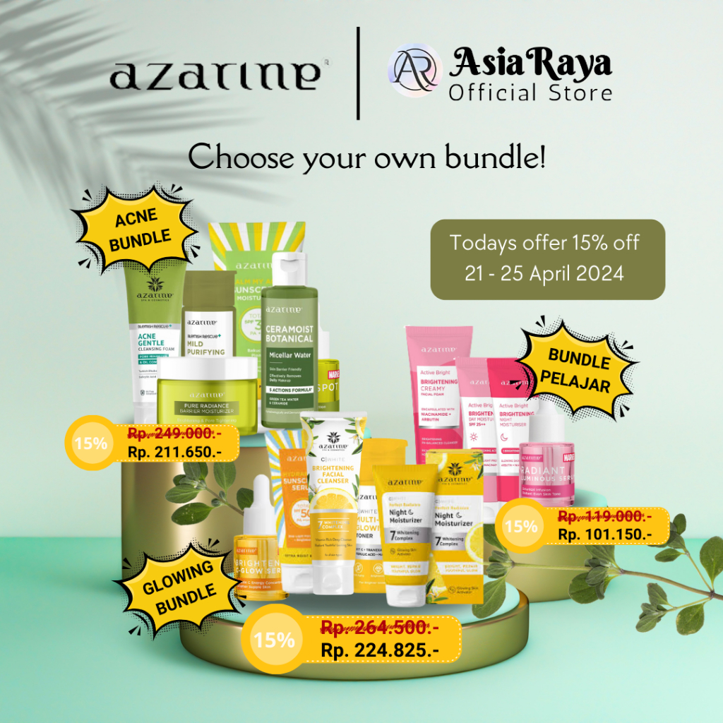 Jual Azarine Pelajar Bundling (LIVE) | Shopee Indonesia