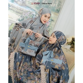 Khadijahlabel Mukena Dewasa Premium Silk Motif Terbaru Renda Mewah Jumbo Jameela