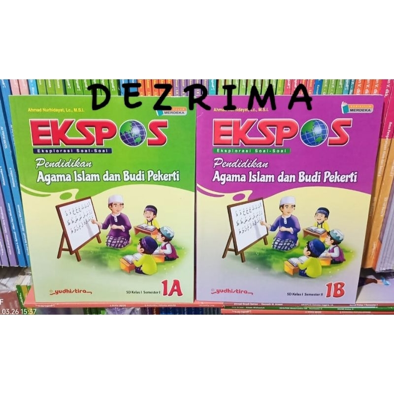 Jual EKSPOS AGAMA ISLAM 1 A B Kelas 1 SD/MI Kurikulum Merdeka ...