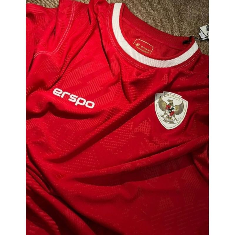 Jual Jersey Bola Timnas Indonesia PI Player Issue Indo Home Merah 2024 ...