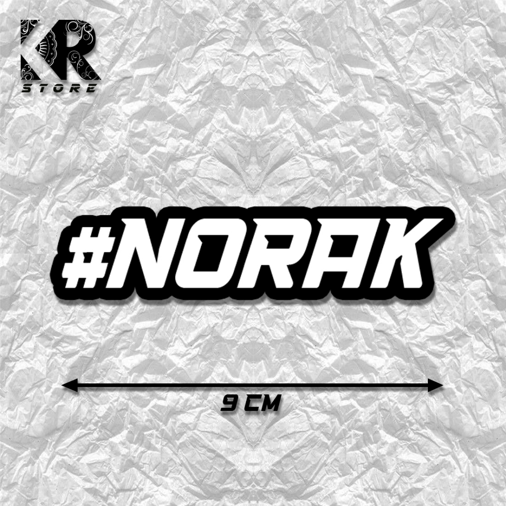 Jual Stiker NORAK Sticker Racing | sticker motor | sticker mobil | KR ...