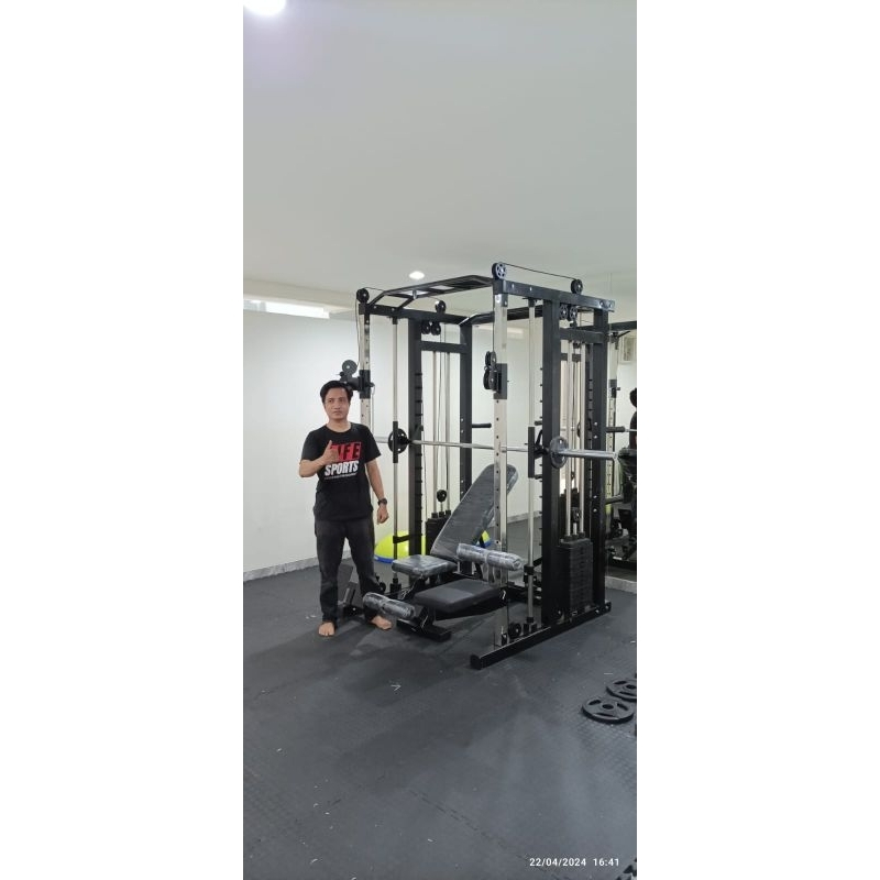 Jual Alat Fitness Smith Magnus Multyfungsi life Sport | Shopee Indonesia