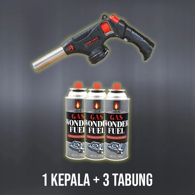 Jual Kepala Gas Portable Torch Bbq Blow Torch Flame Gun Korek Metal