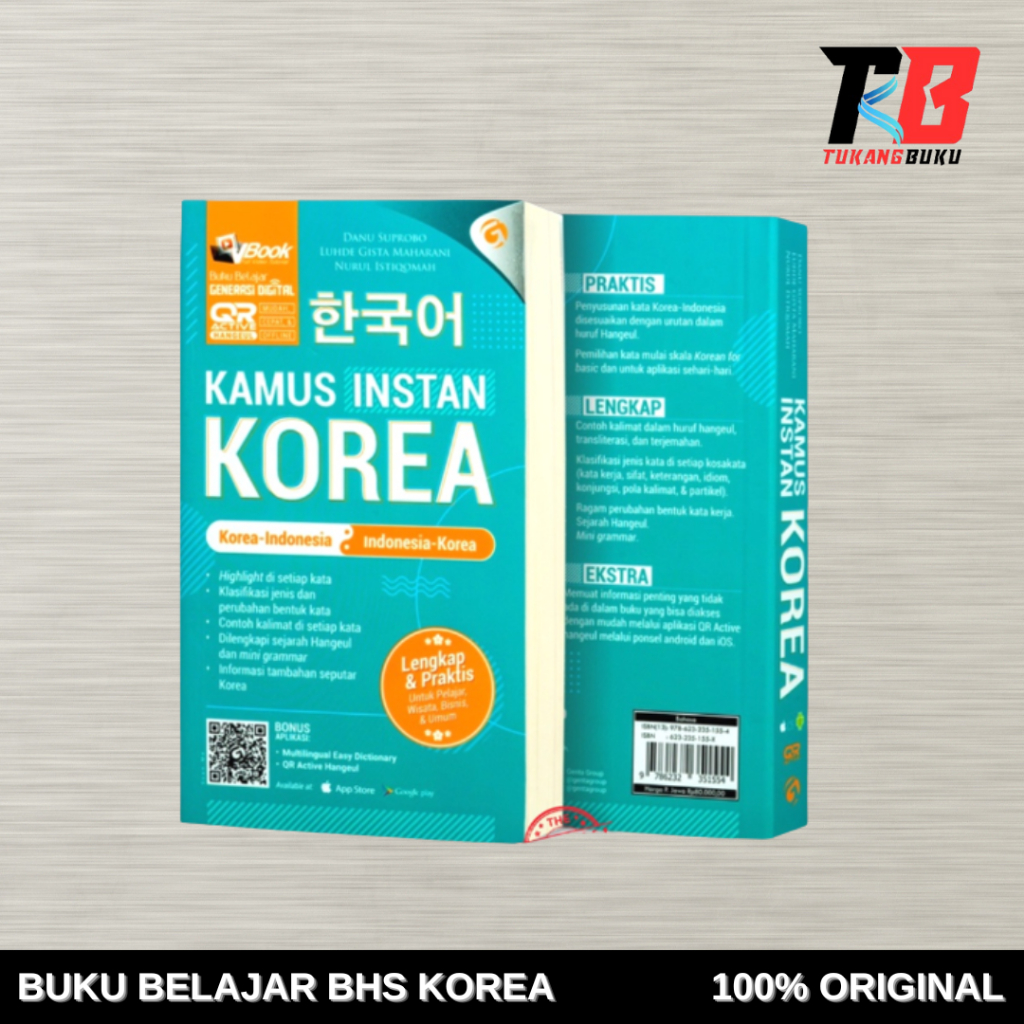 Jual BUKU BELAJAR BAHASA KOREA - KAMUS INSTAN KOREA-INDONESIA INDONESIA ...