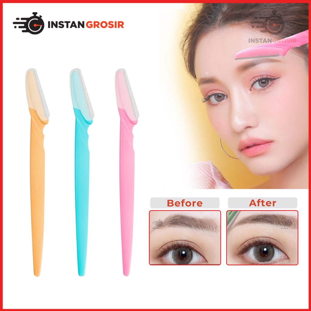 Jual Pisau Cukur Alis Cukuran Alis Cambang Serbaguna Eyebrow Razor ...
