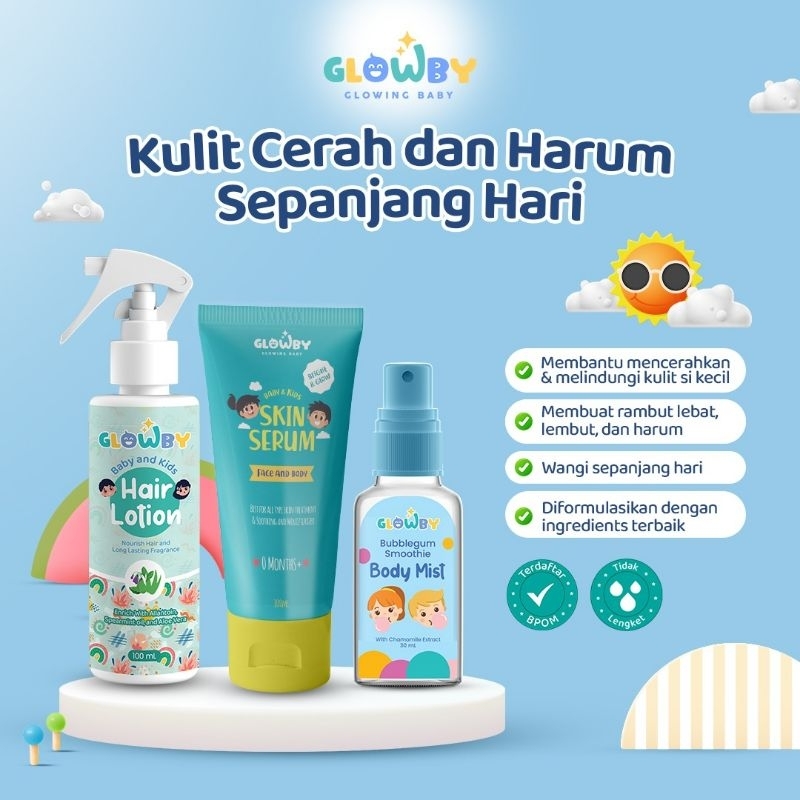 Jual (Glowby) Skin Serum Hair Lotion & Body Mist | Shopee Indonesia