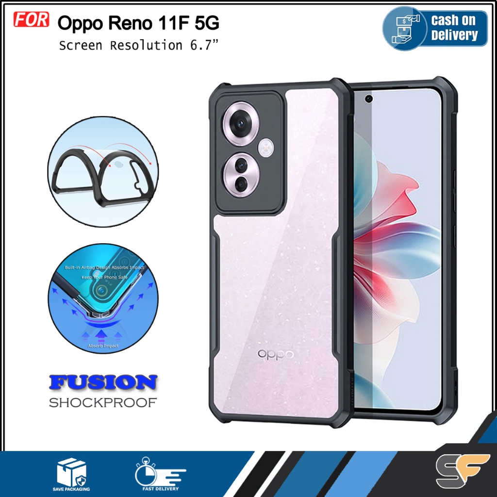 Jual Case Shockproof Transparant Oppo Reno 11F 11 5G 11 Pro 5G Reno 10 ...