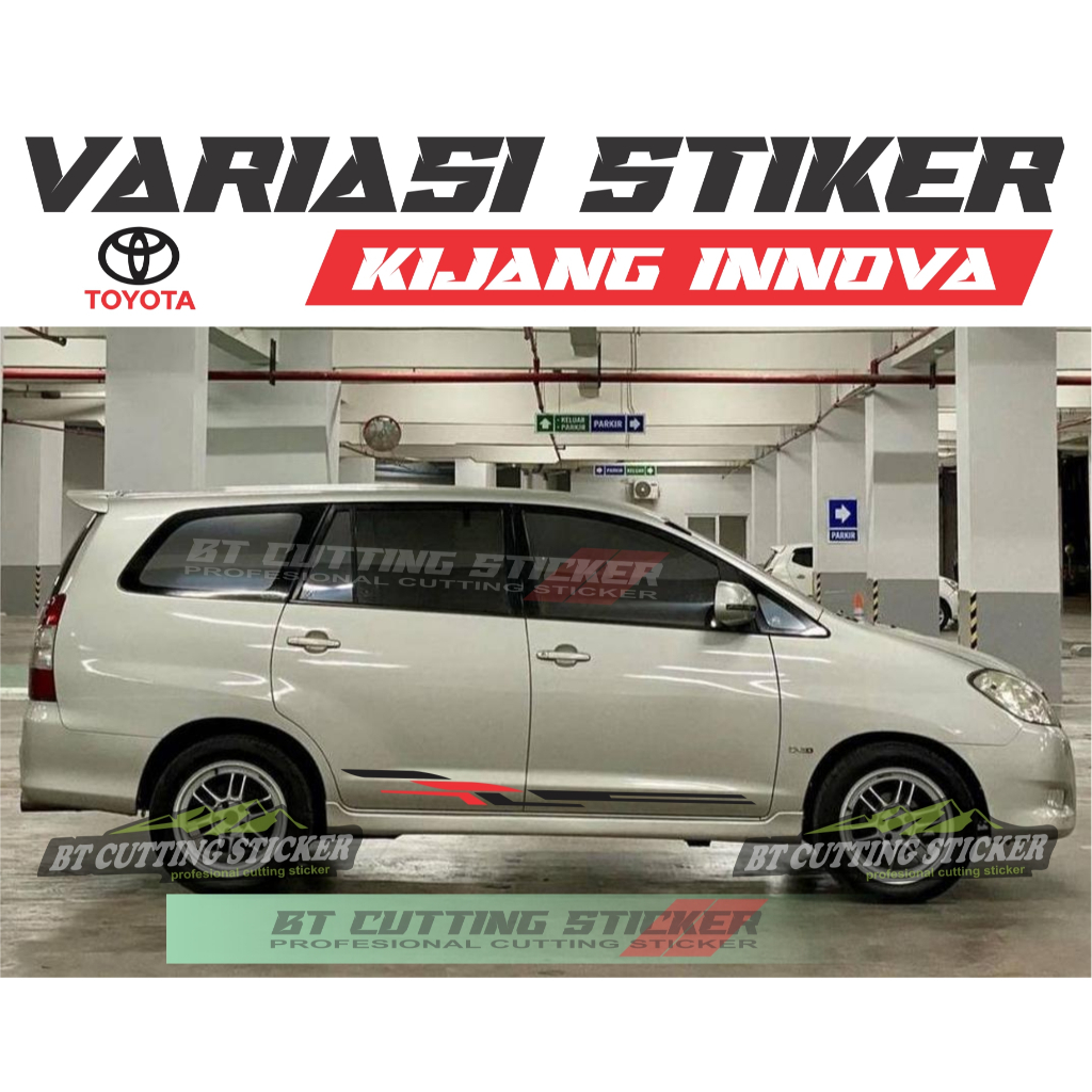 Jual IN3 stiker mobil innova diesel sticker toyota innova sticker ...