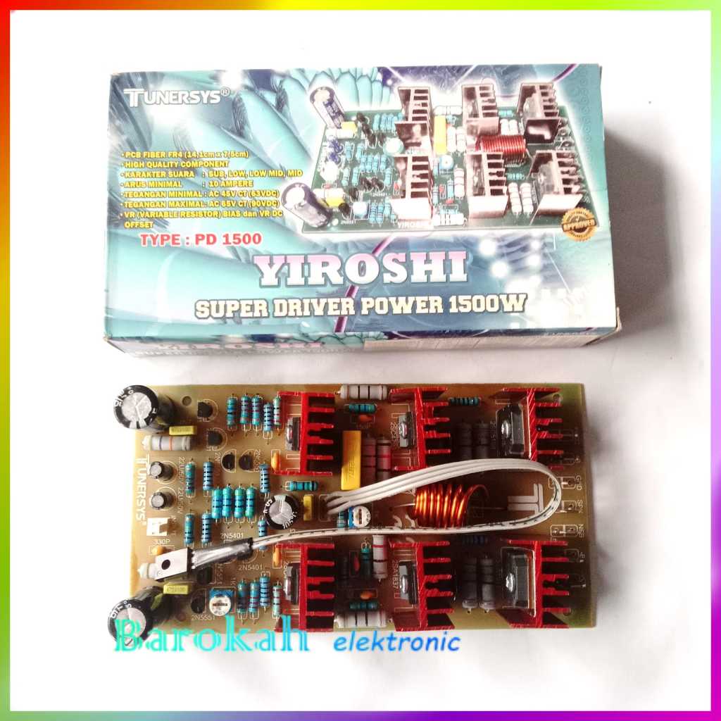 Jual Kit Driver Amplifier Yiroshi Tunersys 1500 watt | Shopee Indonesia