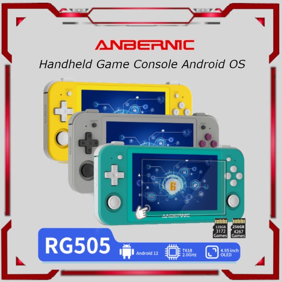 Jual ANBERNIC RG505 Portable Handheld Game Console Retro Classic ...