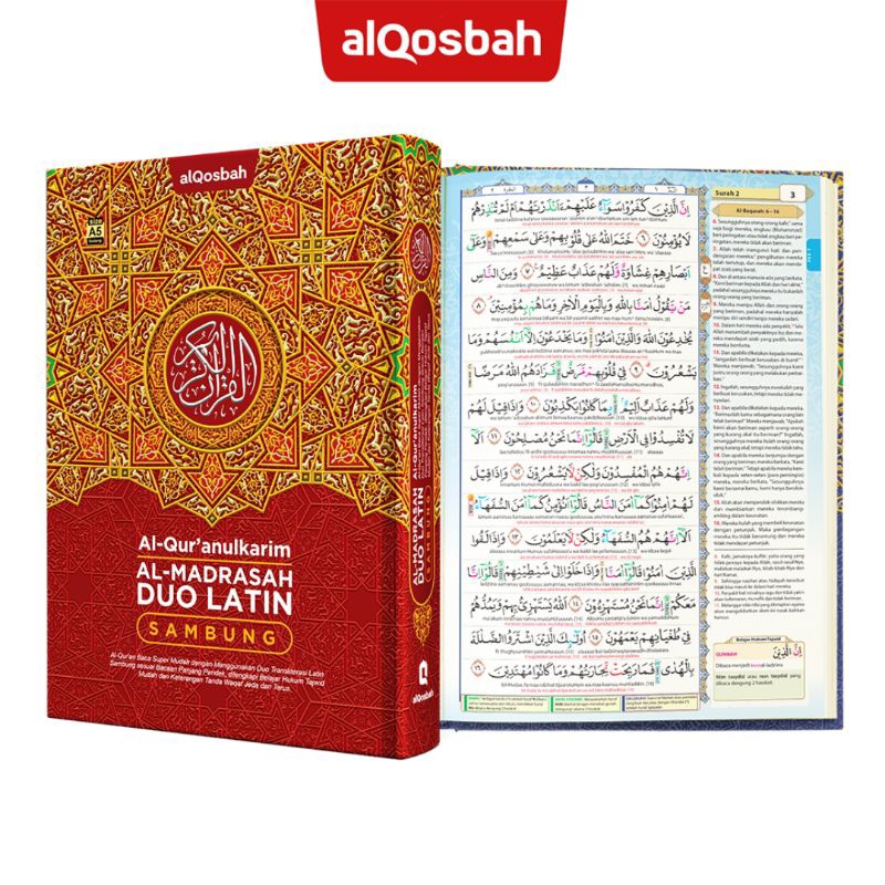 Jual Mushaf Al Qur'an Super Mudah Al Madrasah Duo Latin Sambung Ukuran ...