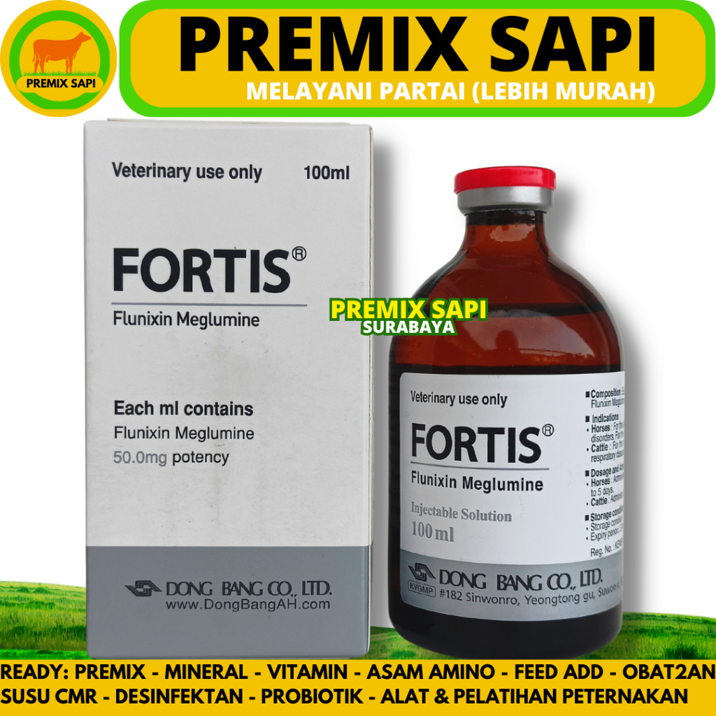 Jual FLUNIXIN FORTIS 100ML - Obat Analgesik Antipiretik dan Anti ...