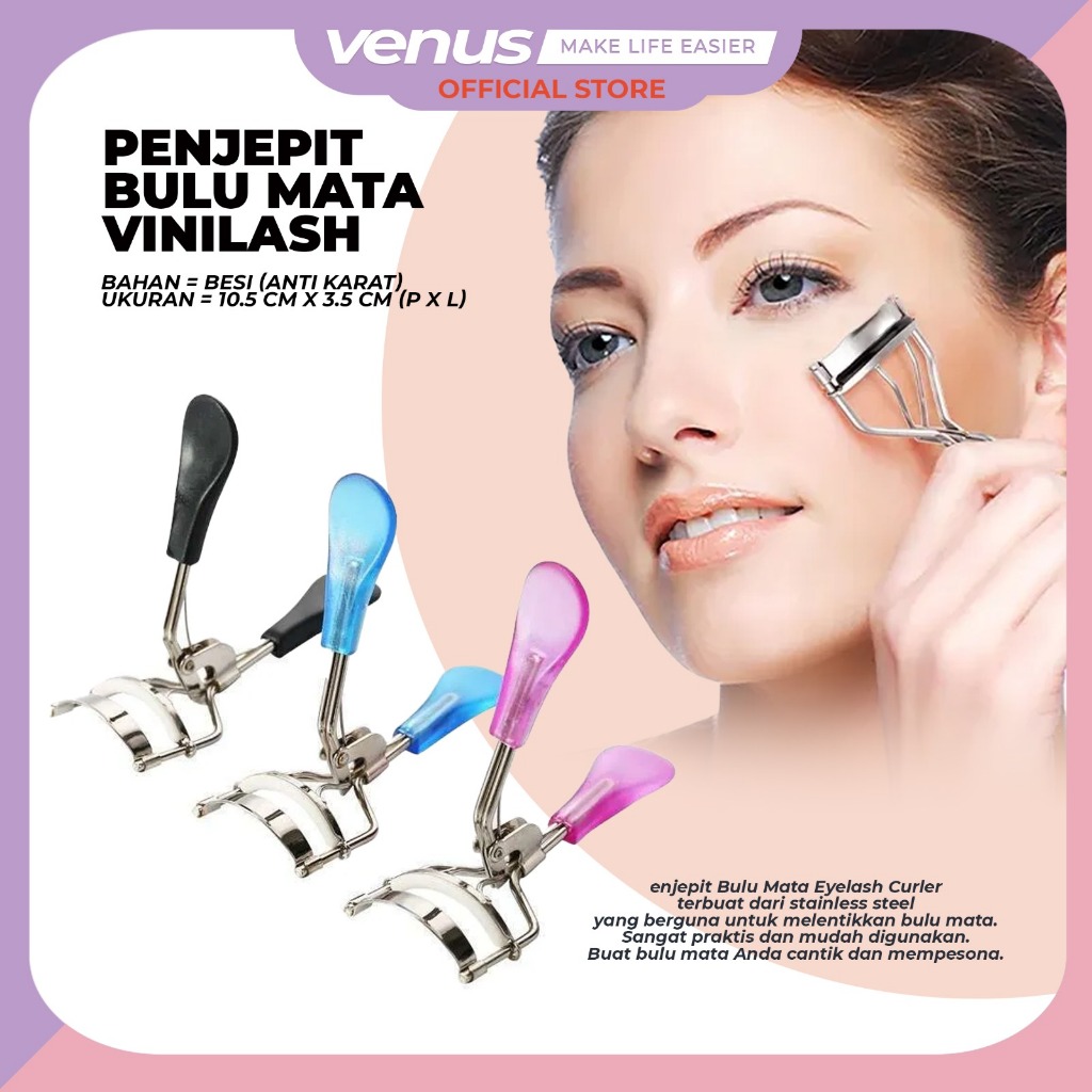 Jual Penjepit Bulu Mata Handle Curler Eyelashes Pelentik Bulu Mata Beauty Tools Vinilash