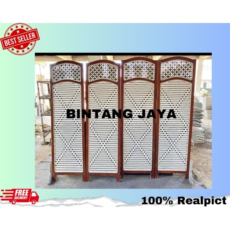 Jual Ready Stok Sketsel Pembatas Ruangan Partisi Penyekat Ruangan Rotan ...