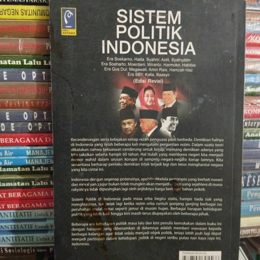 Jual Buku SISTEM POLITIK INDONESIA Era Soekarno, Hatta, Syahrir ...