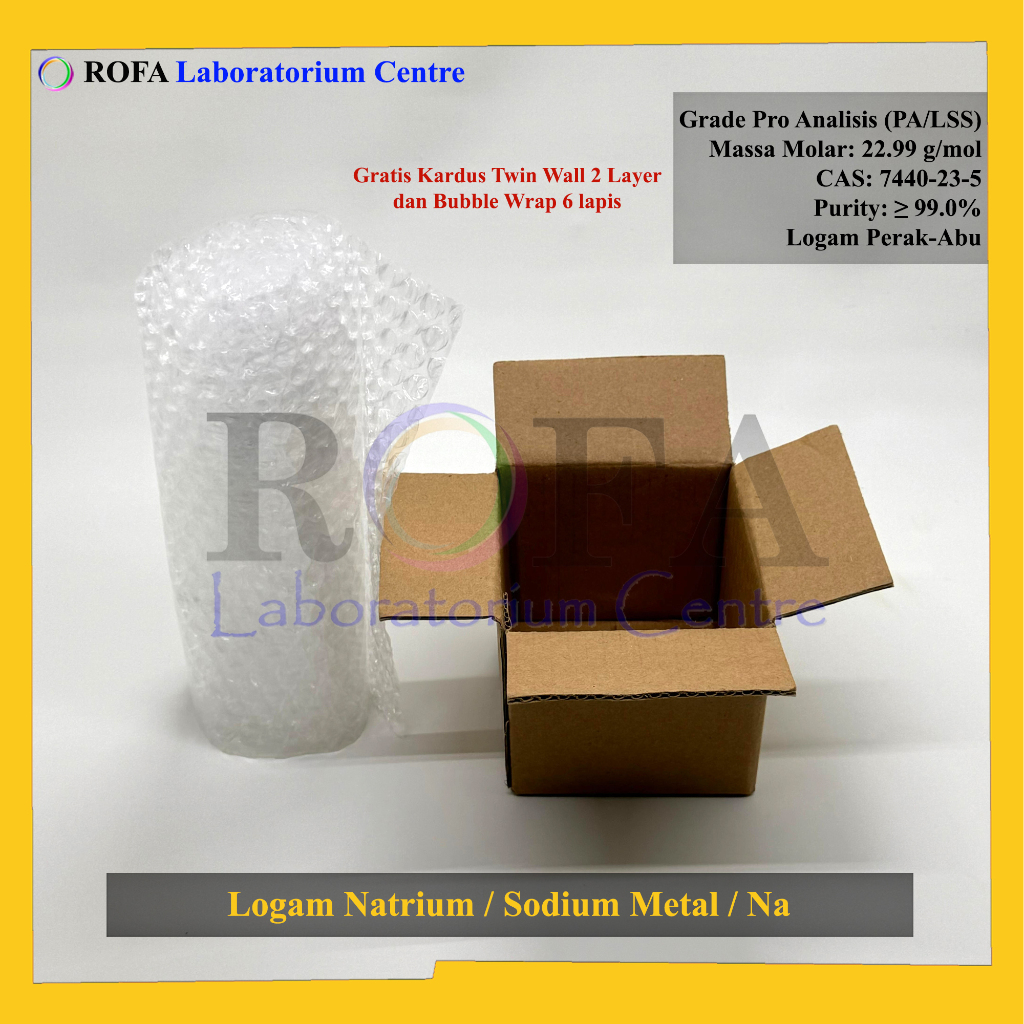 Jual Logam Natrium / Sodium Metal / Sodium Rod / Na Pro Analisis 250 ...