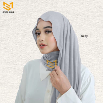 Medina Shadia Pashmina Kaos Rayon Premium Style Korean Hijab Simple New Edition Turkey Shawl