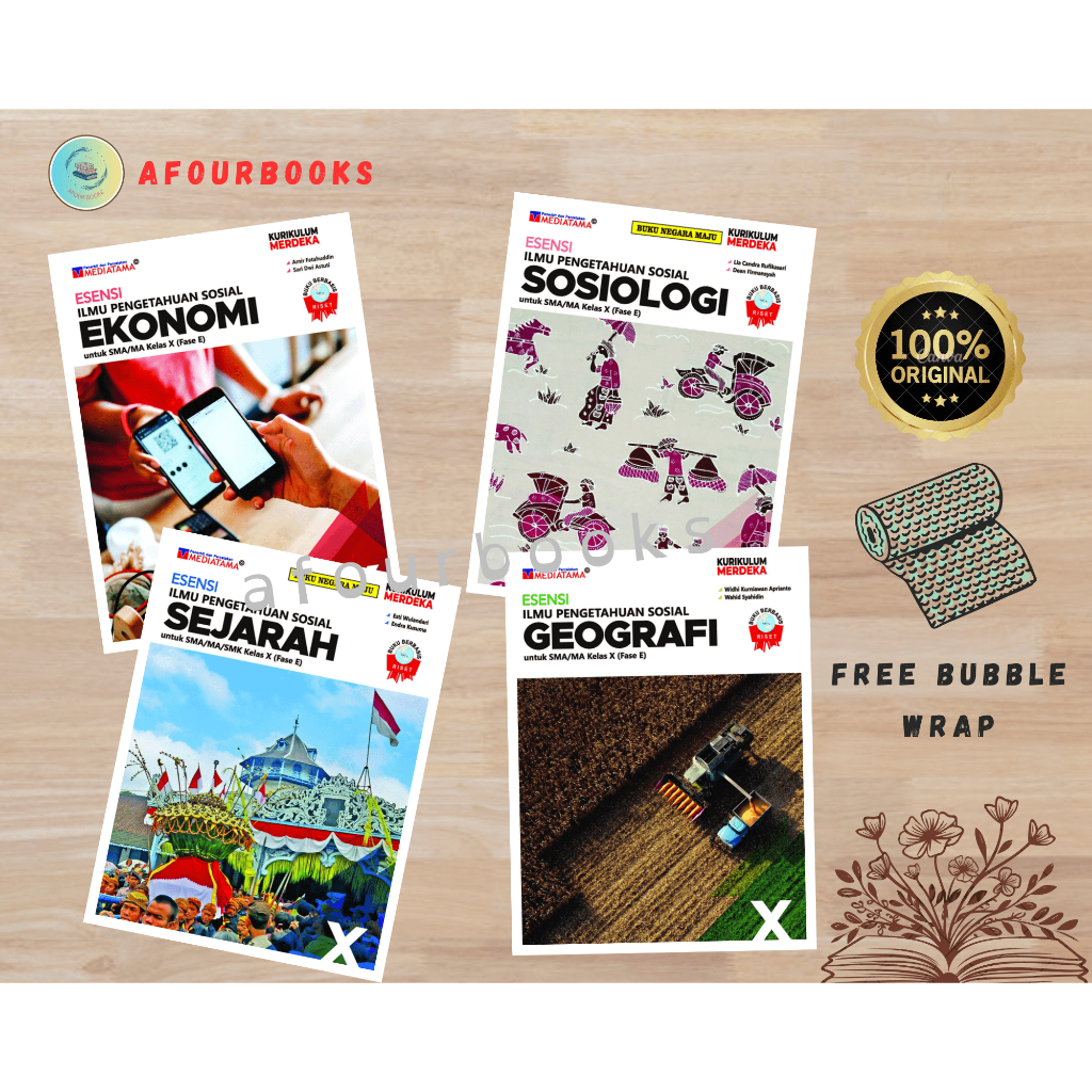 Jual Buku Paket Esensi IPS Ekonomi/Sosiologi/Sejarah/Geografi SMA/MA ...