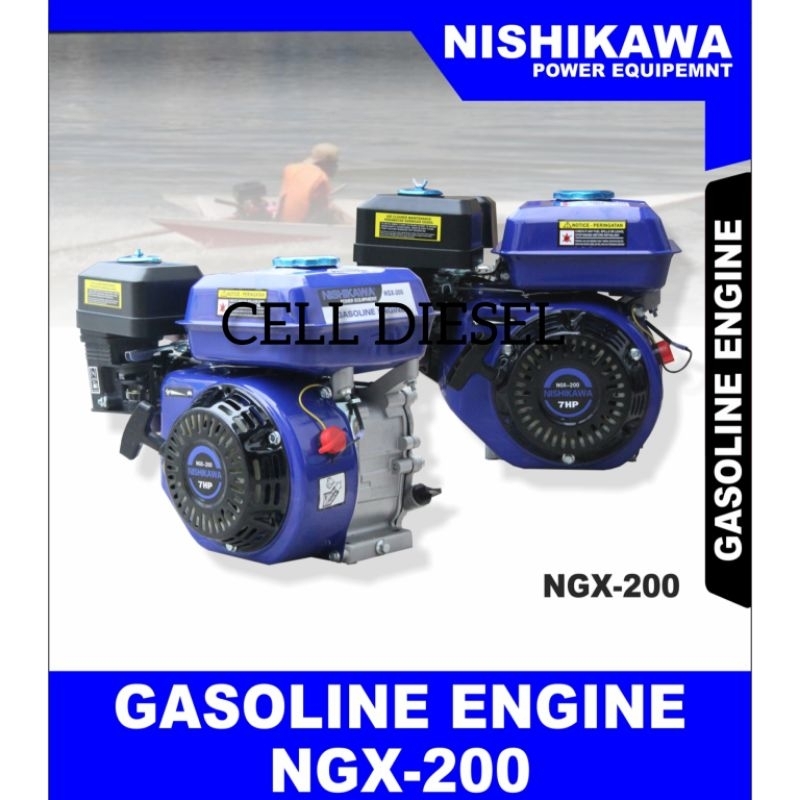 Jual Mesin Penggerak Bensin Hp Nishikawa Mgx Gasoline Engine Shopee Indonesia