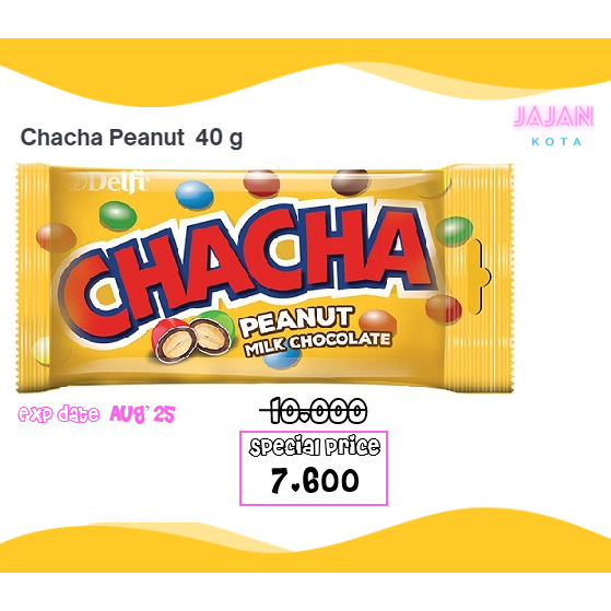 Jual Chacha Peanut 40 gram | Shopee Indonesia