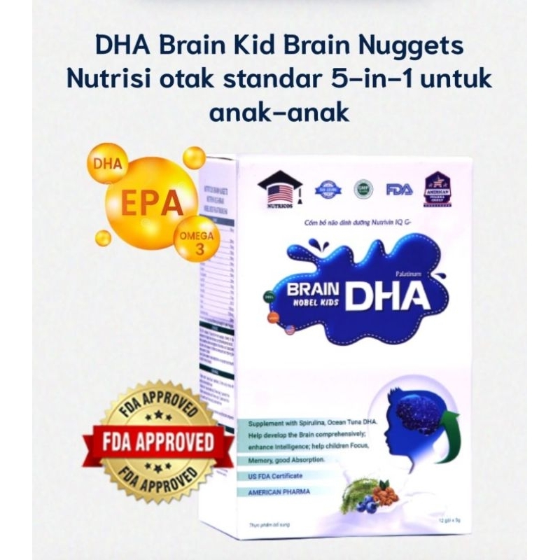 Jual DHA BRAIN KID VITAMIN NUTRISI OTAK ANAK CERDAS DHA BRAINKID DHA