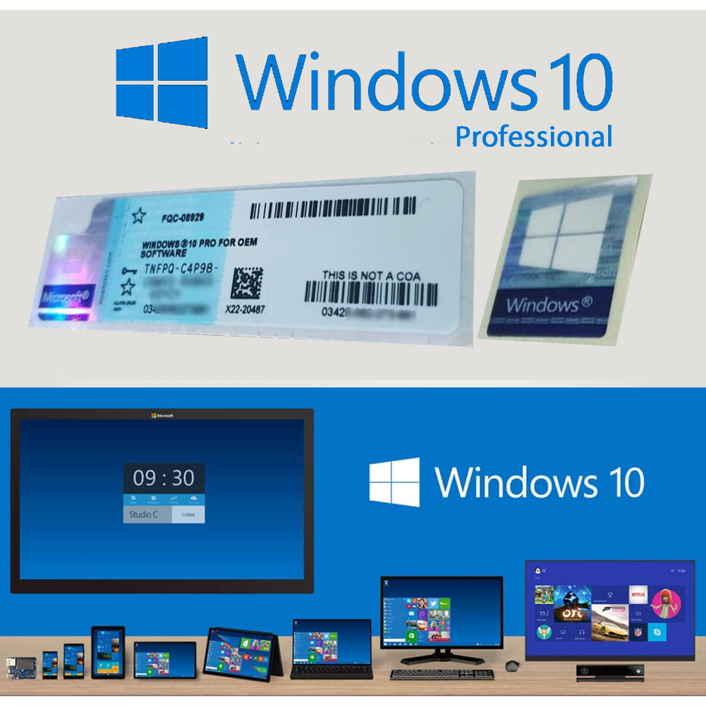 Jual Stiker COA Win 10 Pro | Shopee Indonesia