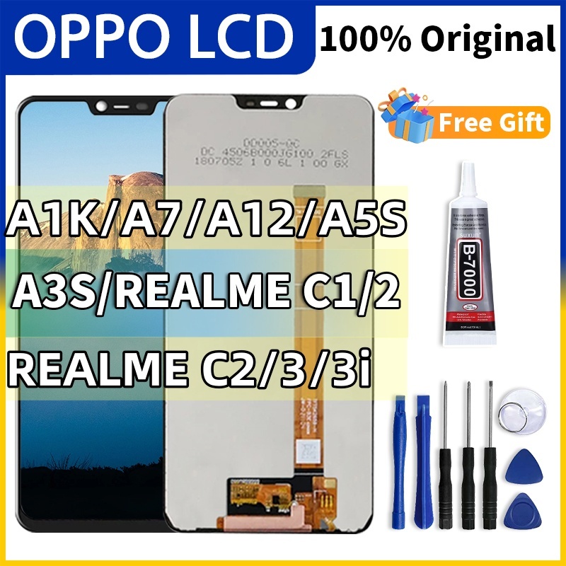 Jual LCD OPPO A1K A3S A5S A5 A7 A12 REALME-2/3/3i REALME-C1/C2 FULL SET ...