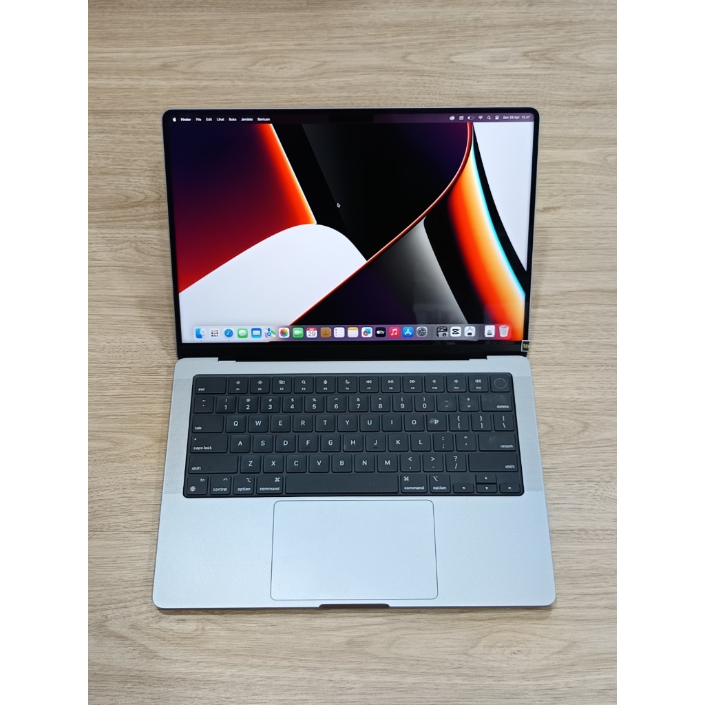 Jual Macbook Pro 14 inch 2021 M1 Pro 16gb Ssd 512gb/1TB Second BISA COD Shopee Indonesia