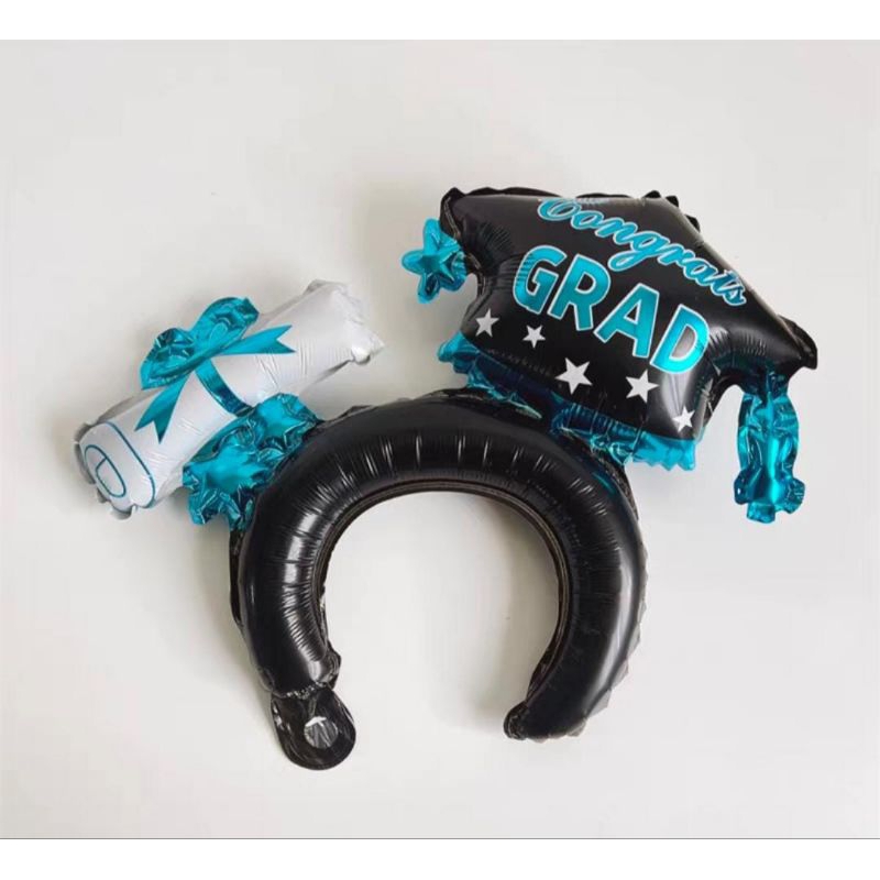Jual Balon Foil Bando Wisuda / Balon Foil Graduation / Balon Bando Toga ...