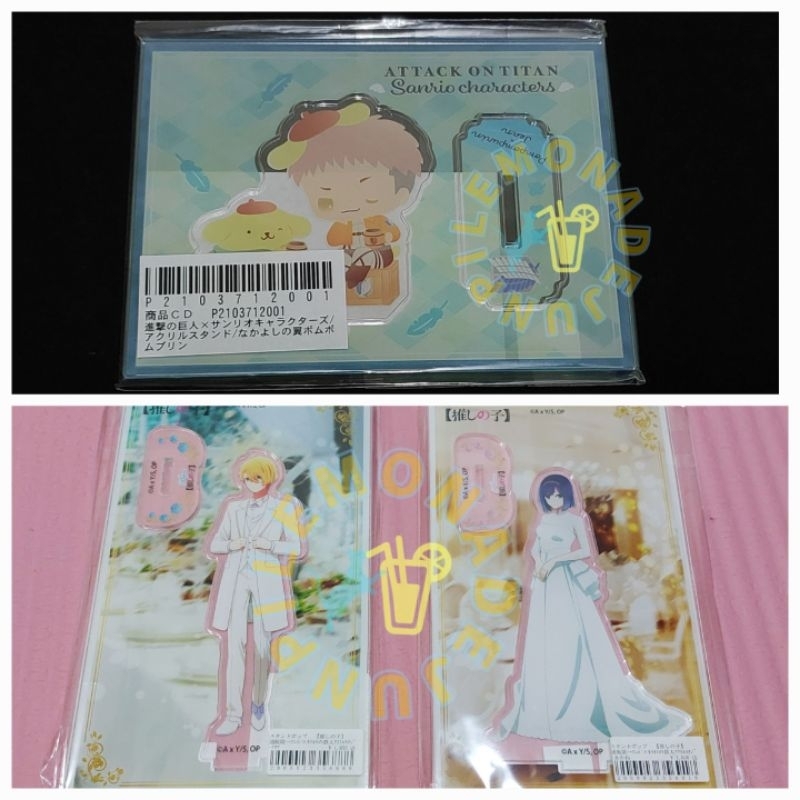 Jual Anime Official Merch: Acrylic Standee Shingeki no Kyojin & Oshi No ...