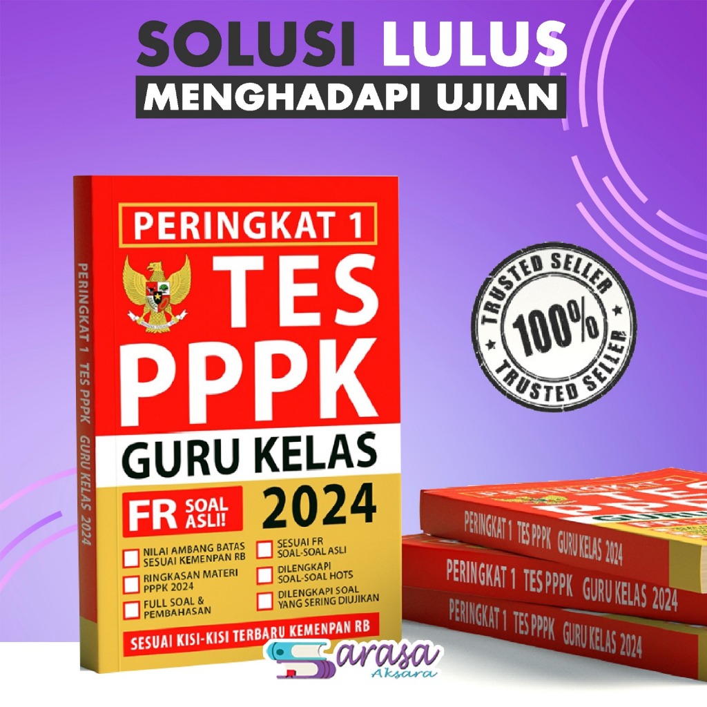 Jual Buku PPPK GURU PGSD 2024 - Peringkat 1 PPPK GURU KELAS 2024 - Buku ...