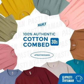 Kaos Polos Premium Cotton Combed 30s Nyaman