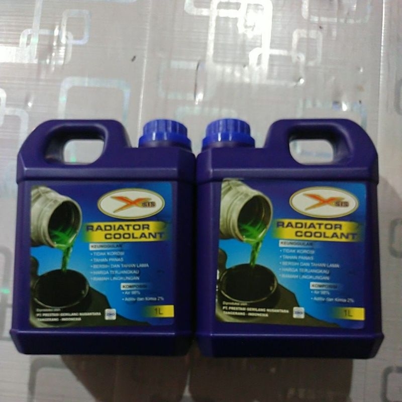 Jual AIR RADIATOR/ COOLANT 1LITER TERSEDIA MEREK AKITA / XSIS | Shopee ...