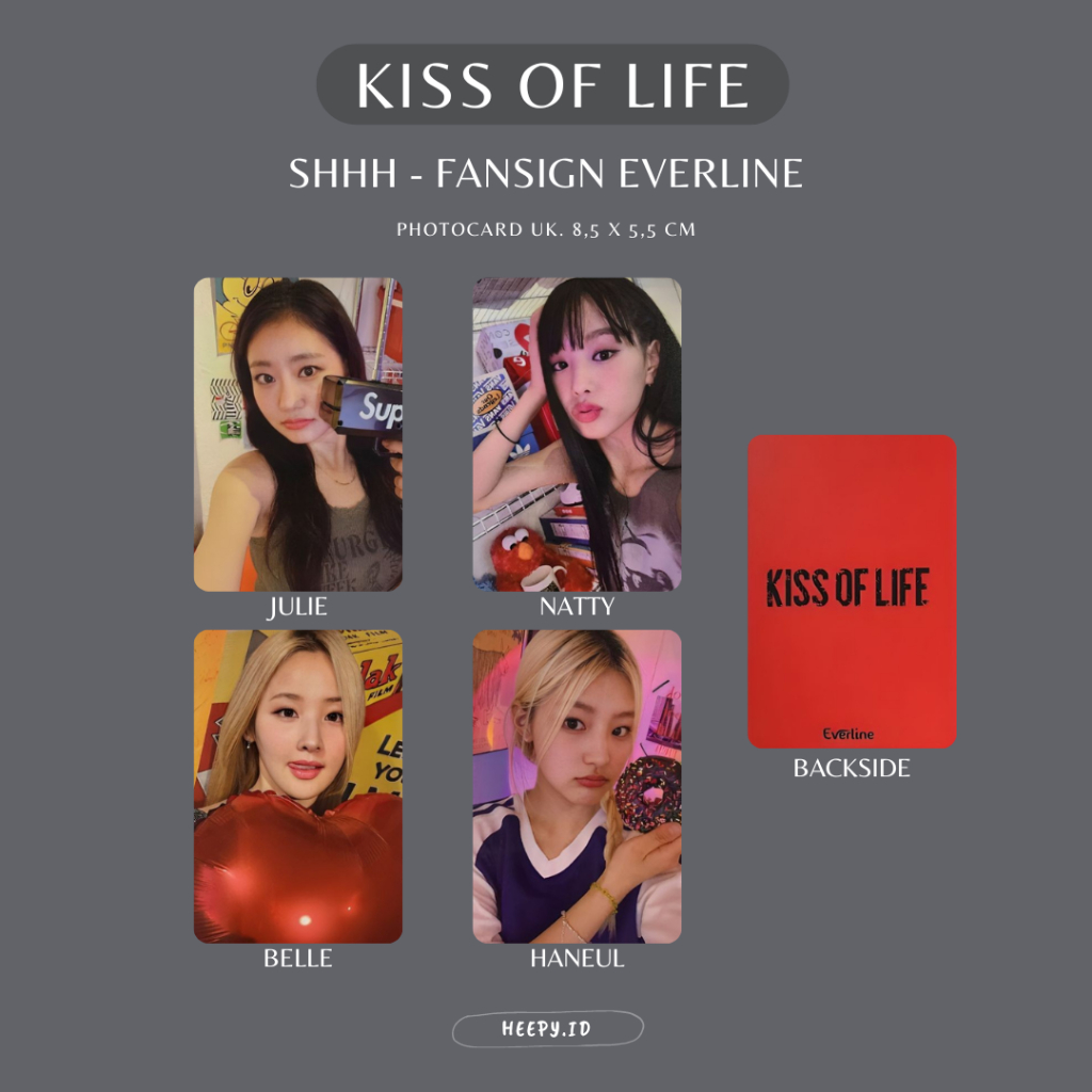 Jual [KIOF] UNOFFICIAL PHOTOCARD KISS OFF LIFE SHHH | Shopee Indonesia