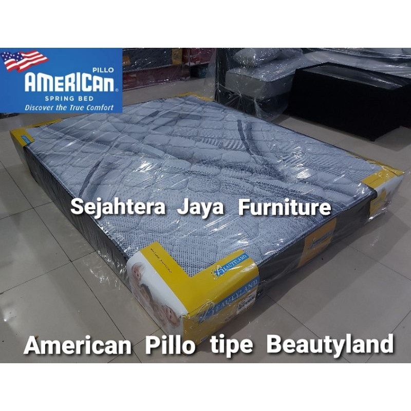 Jual (KHUSUS JAWA TIMUR) PROMO Springbed American Pillo ASLI Beautyland ...