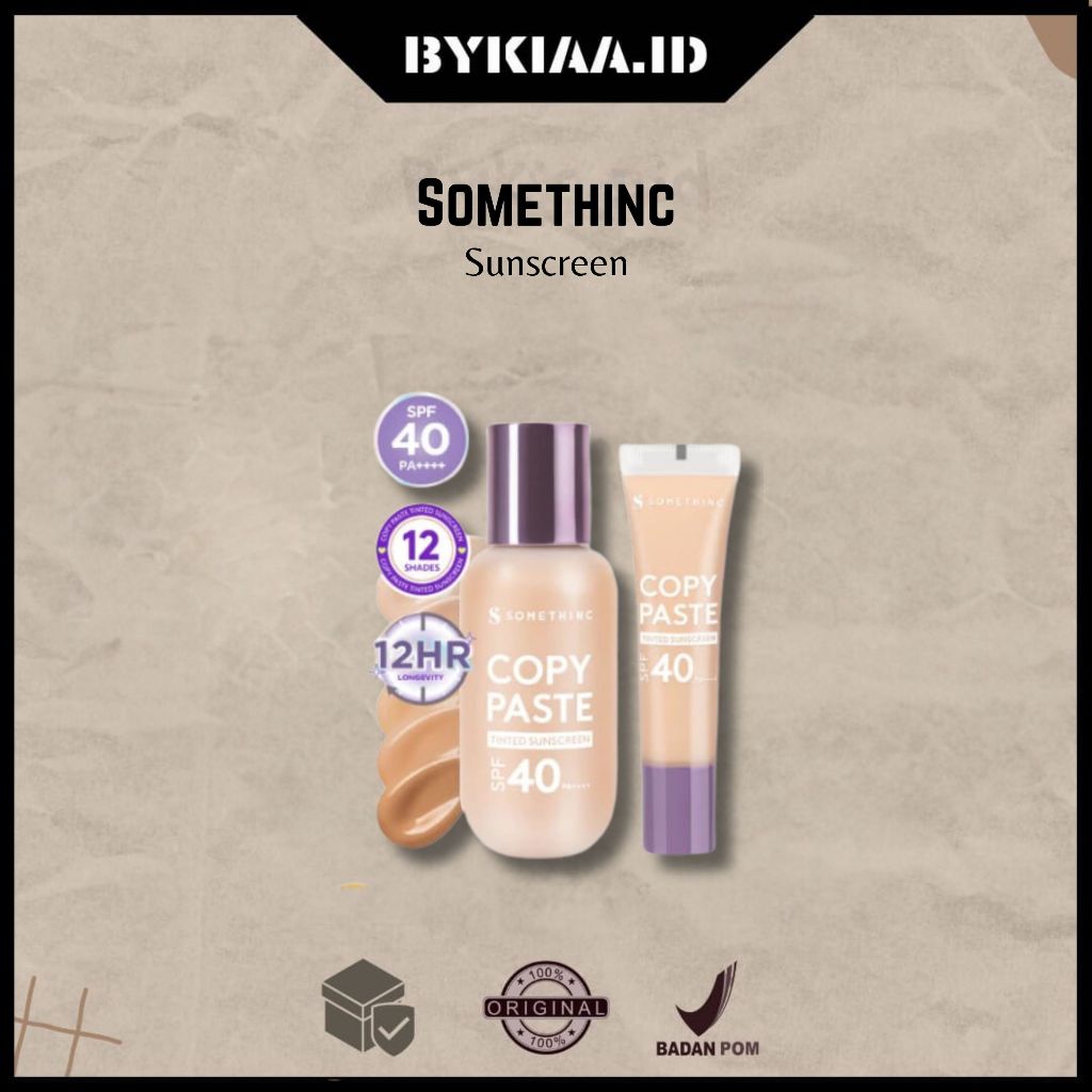 Jual SOMETHINC Copy Paste Tinted Sunscreen SPF 40 PA++++ - Skin Tint ...