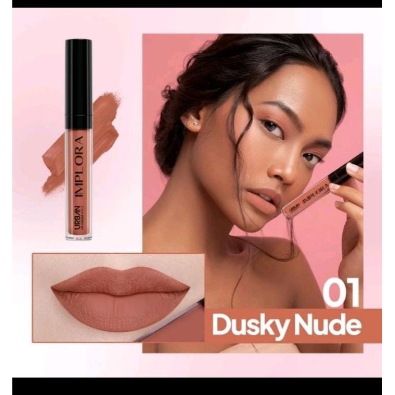 Jual Dusky Nude Implora Urban Lip Cream Matte Original Bpom Lipcream Shopee Indonesia